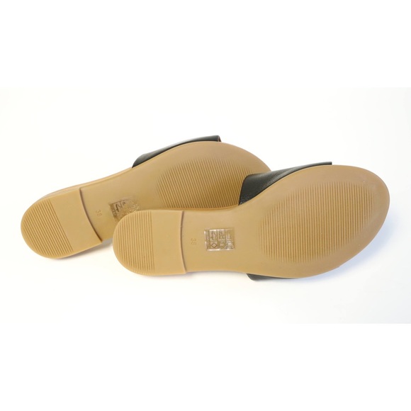 NWB Oker Sema sandals black beach resort summer womens 38 comfy soft flex shoes - Picture 9 of 9